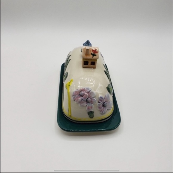 Anthropologie Nathalie Lete Cottage Butter Dish - Picture 2 of 4